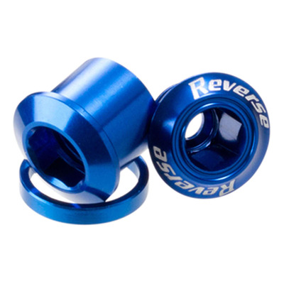 Vis cheminée plateau Reverse bleu (x1)
