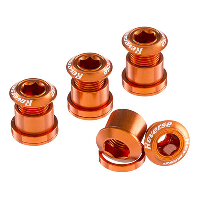 Vis cheminée plateau Reverse orange (x4)