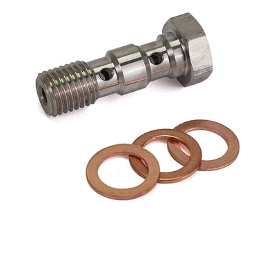 Vis de raccord de banjo double durite de frein M10x1,25 mm