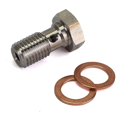 Vis de raccord de banjo simple durite de frein M10x100 mm