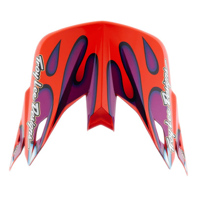 Visière casque cross Troy Lee Designs SE5 Composite Ovespray violet/blanc