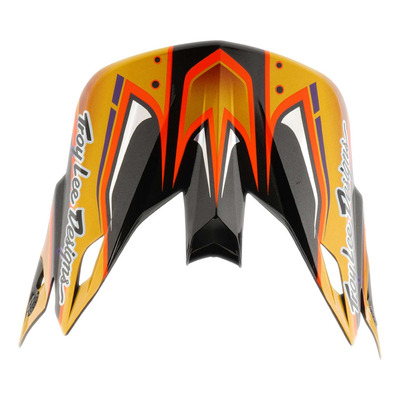 Visière casque cross Troy Lee Designs SE5 Carbon Crest gold
