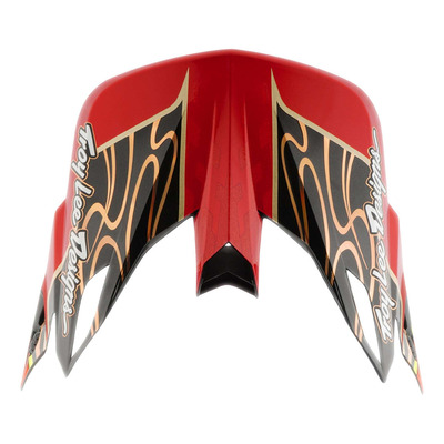 Visière casque cross Troy Lee Designs SE5 Carbon Wings rouge