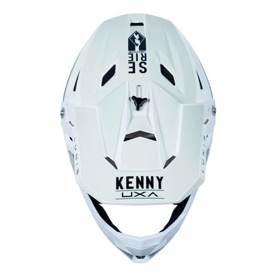 Visière casque Kenny Decade Lunis blanc/or 2023