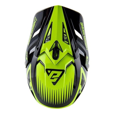 Visière de casque cross Answer AR1 Edge noir/hyper acid