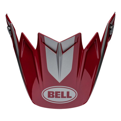 Visière de casque cross Bell Moto-9S Flex Ferrandis Méchant gloss red/silver