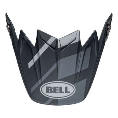 Visière de casque cross Bell Moto-9S Flex Banshee Satin black/Silver