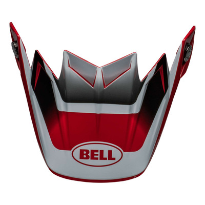 Visière de casque cross Bell Moto-9S Flex Rail gloss red/white