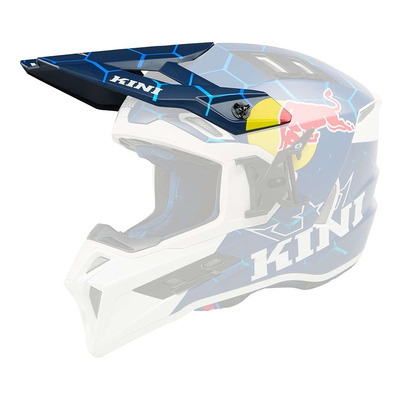 Visière de casque cross Kini Red Bull EXC 1.0 blue/white