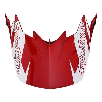 Visière de casque cross Troy Lee Designs GP Slice red/white