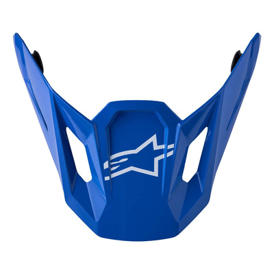 Visière pour casque cross Alpinestars SM7 Core white/blue/orange/pink glossy