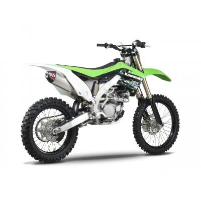 Ligne complète inox Yoshimura silencieux RS-4 aluminium embout carbone Kawasaki KX450F 16-17