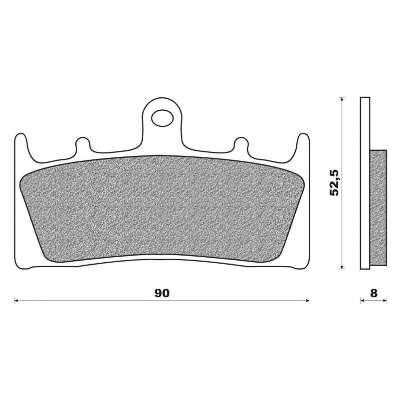 Plaquettes de frein Newfren FD0199BT pour Kawasaki ZX-6R 98-01 / ZX-7R