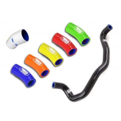 Durites de radiateur Samco Sport type origine Kawasaki Z750 07-12 vert (6 durites)