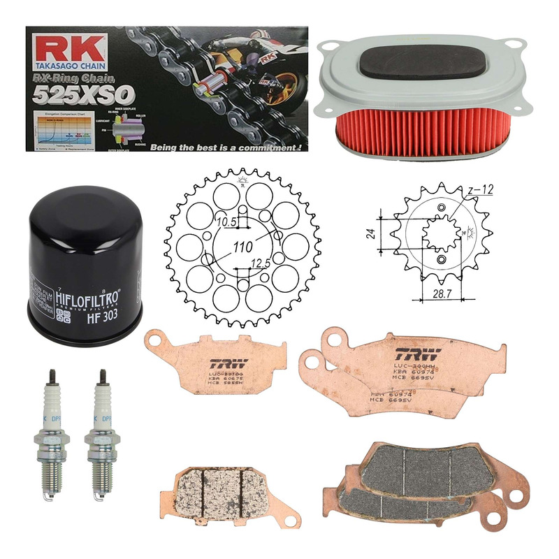 Kit entretien NF Prokit premium Honda XRV 750 Africa Twin 1993-03