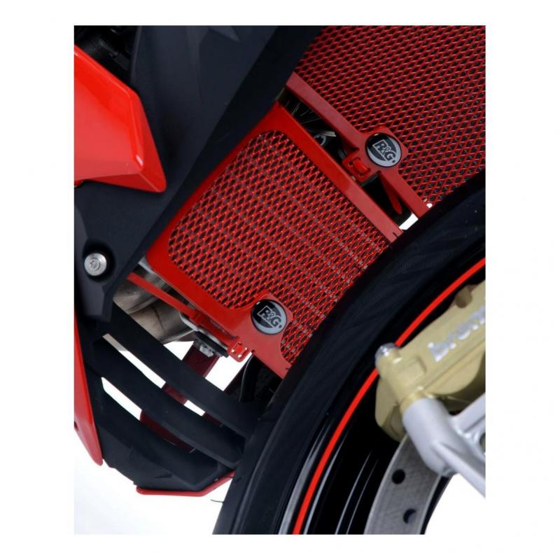 Protection de radiateur d’huile noire R&G Racing Aprilia RSV4 Factory 09-15