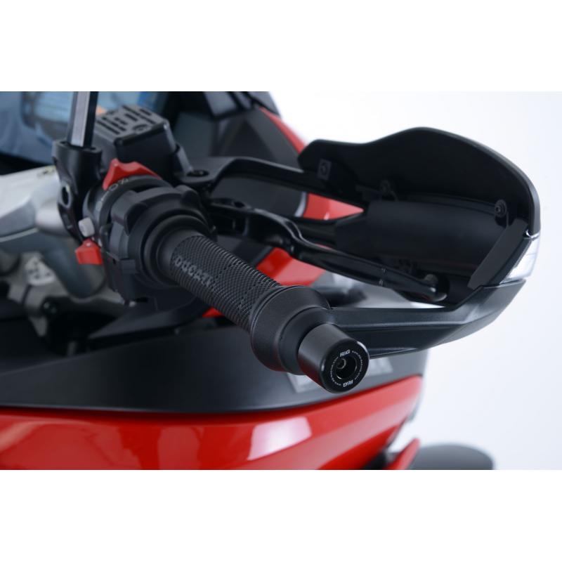 Embouts de guidon R&G Racing noir Ducati Multistrada 950 17-18
