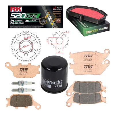 Kit entretien NF Prokit premium Kawasaki Z 650 2017-26