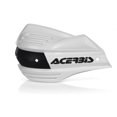 Plastiques de remplacement Acerbis pour protège-mains X-Factor Blanc Brillant