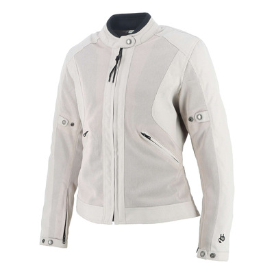 Blouson textile femme Helstons Stoner Evo Air Girl silver