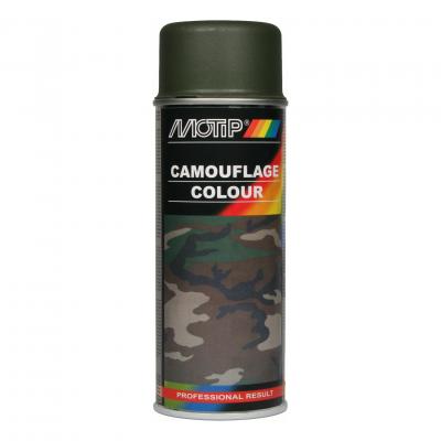 Bombe peinture Camouflage Olive mat RAL 6014 Motip 400 ml M04202