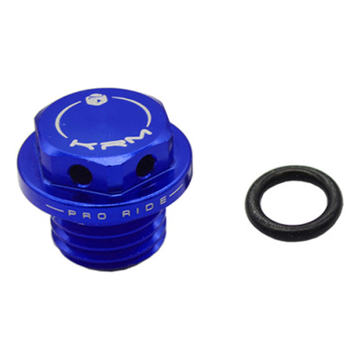Bouchon de carter moteur bleu foncé KRM Pro Ride Minarelli AM6
