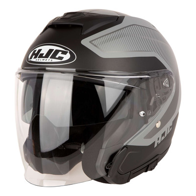 Casque jet HJC i31 Tevis MC5SF noir/gris mat