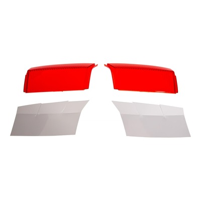 Catadioptre rouge avec fond blanc (la paire) Givi Z1424R