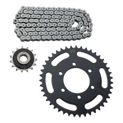 Kit chaîne EK/PBR 15x43-112m chaîne 520 SRX2 acier couronne acier Kawasaki Z 750 04-12