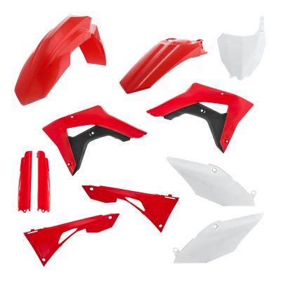 Kit plastique complet Acerbis Honda CRF 250RX 19-21 rouge/Noir/Blanc Brillant