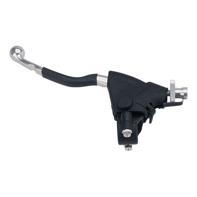 Levier d’embrayage complet Domino pour cross et enduro 2T course 24 mm visserie ergal