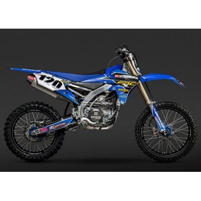 Ligne complète Yoshimura USA collecteur inox et silencieux RS4 aluminium pour Yamaha YZ 450 F 14-16