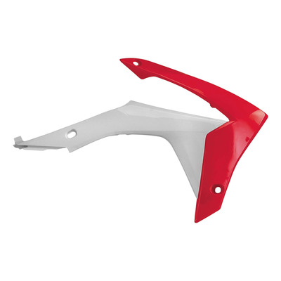 Ouïes de Radiateur ACERBIS Rouge / Blanc - Honda 450 CRF-R 13-16