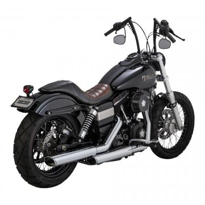 Silencieux Vances & Hines Twin Slash Slip-ons double sortie chrome