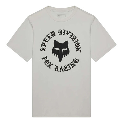 Tee-shirt Fox Racing badge 195 Original light grey