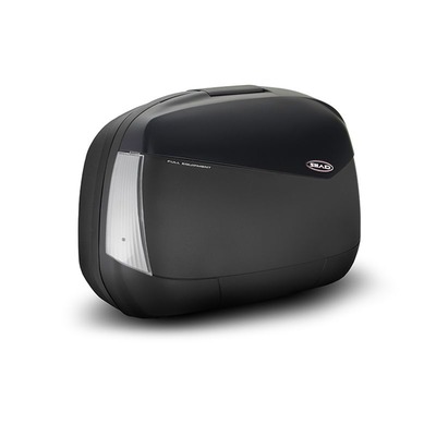 Valises latérales Shad SH43 noir catadioptre blanc (paire)