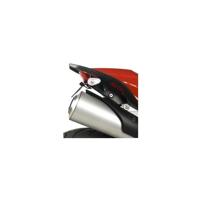Support de plaque d’immatriculation R&G Racing noir Honda CBR 300 R