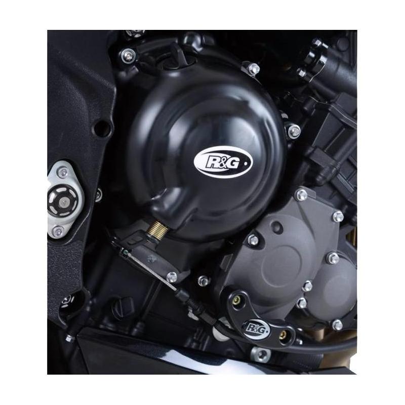Couvre carter droit (embrayage) R&G Racing noir Triumph Daytona 675 12