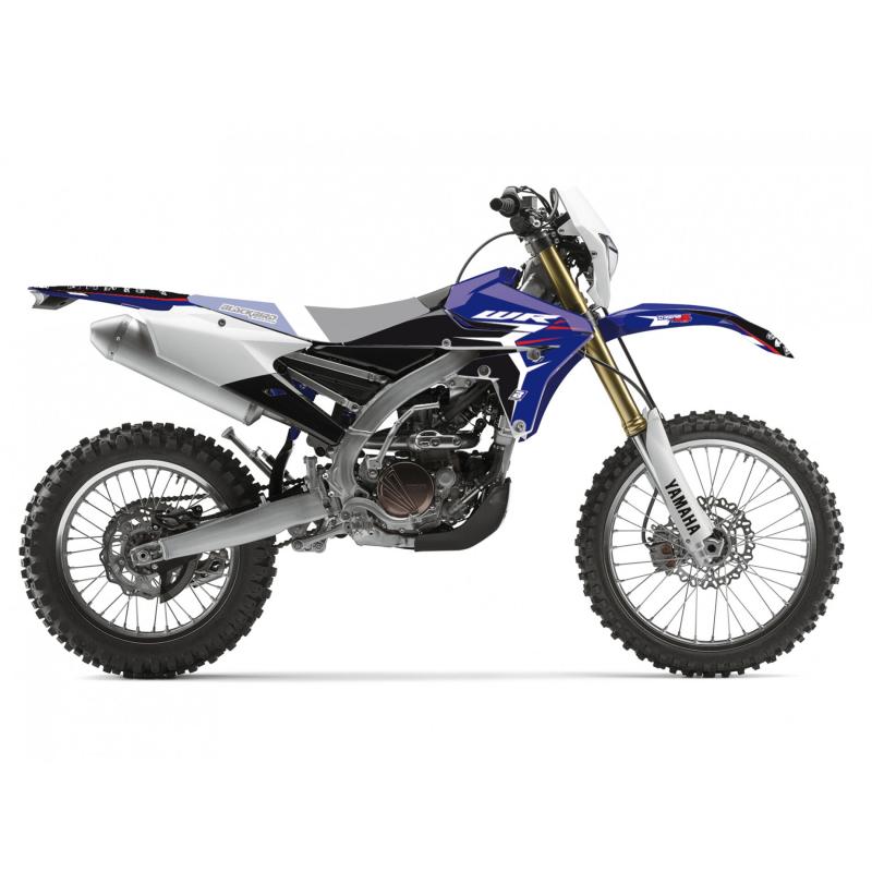 Kit déco Blackbird Racing Dream 4 Yamaha 250 WR-F 15-19 bleu/blanc/no