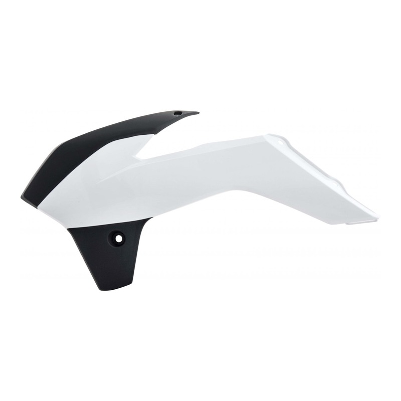 Ouïes de radiateur Acerbis KTM 85 SX 13-17 blanc/noir (paire)