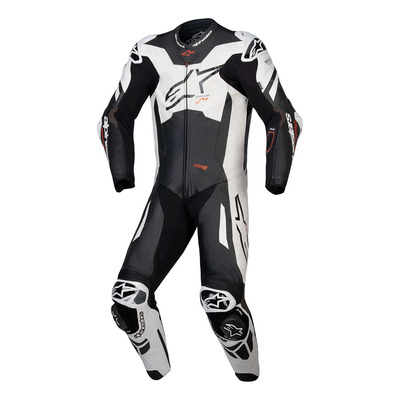 Combinaison cuir Alpinestars GP Plus V4 Sprint 1 pièce black/white/red fluo