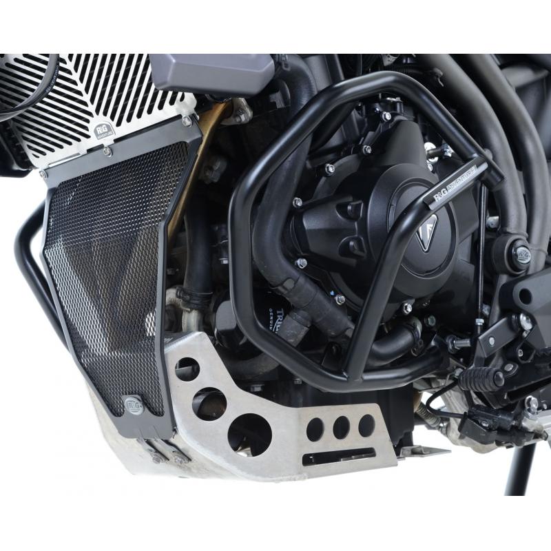 Barres de protection latérales R&G Racing noires Triumph Tiger 800 11