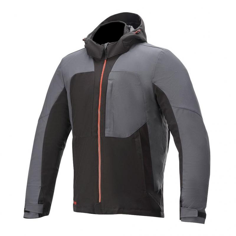 Blouson textile Alpinestars Stratos V2 Techsell Drystar noir/asphalt/r