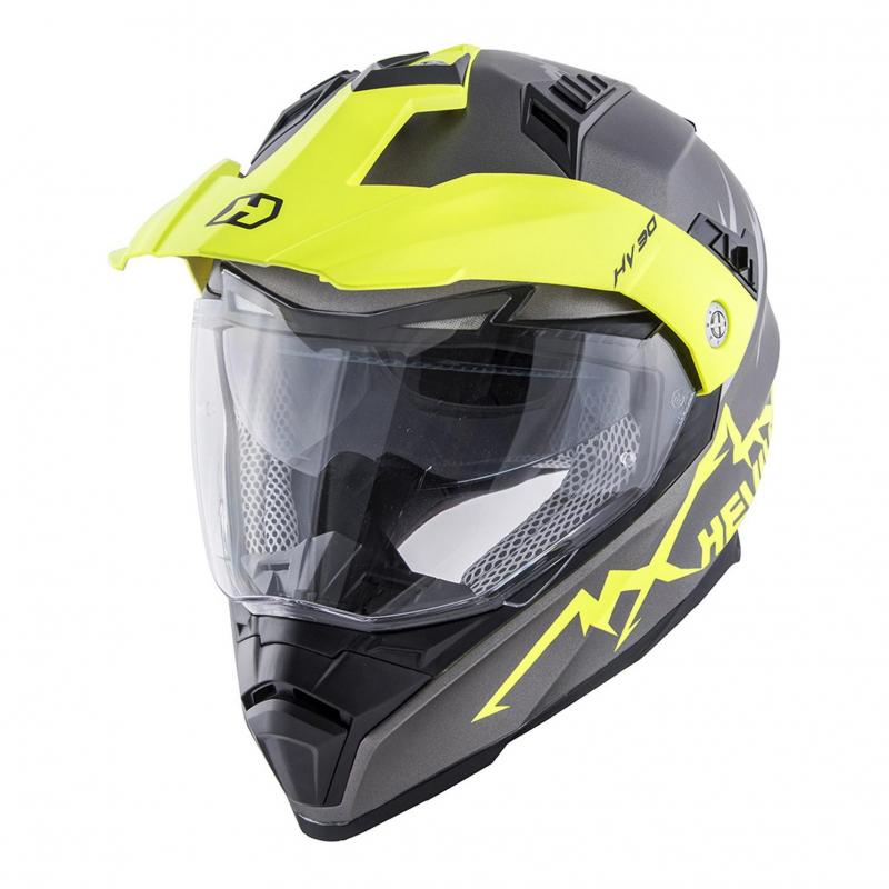 Casque intégral Hevik HV30 Montauk blanc/noir- M