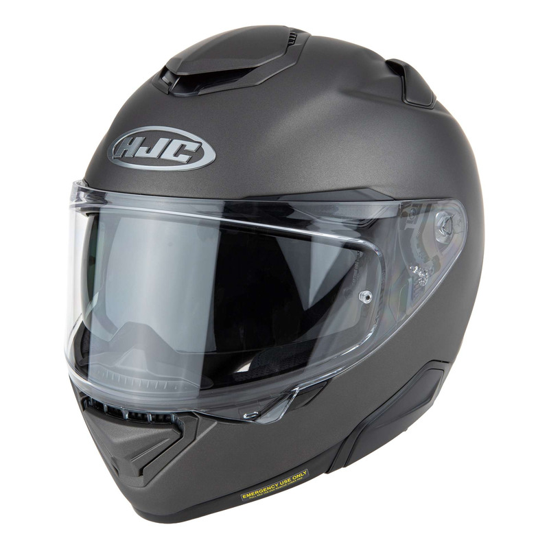 Casque intégral HJC RPHA72 Uni semi flat titanium