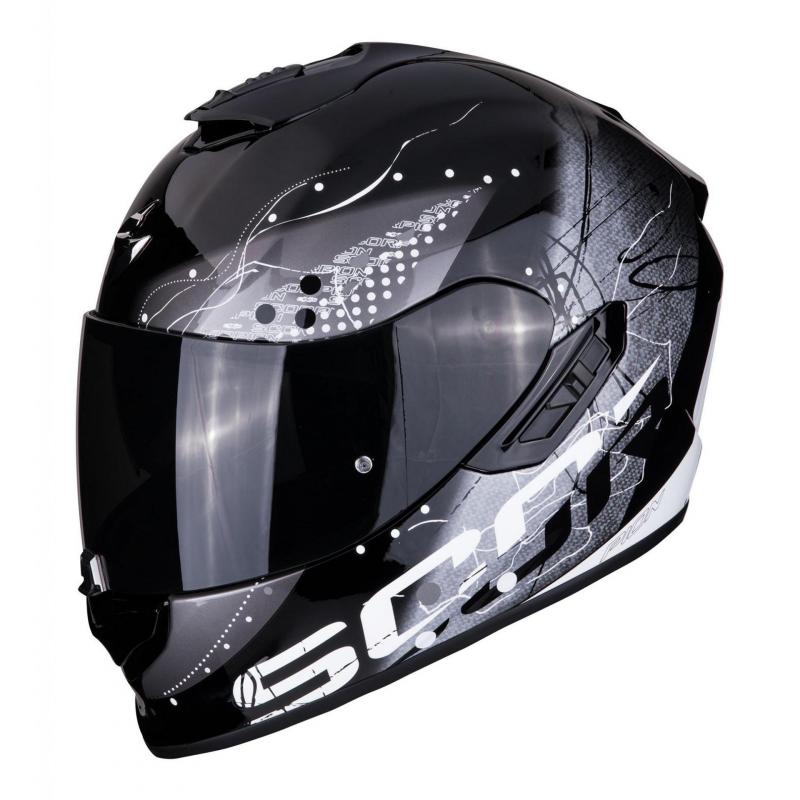 Casque intégral Scorpion Exo-1400 Air Classy noir/argent- M