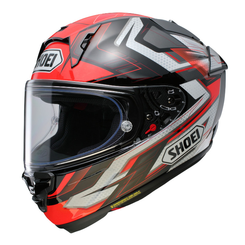 Casque intégral Shoei X-SPR PRO Escalate TC-1 rouge/noir/blanc