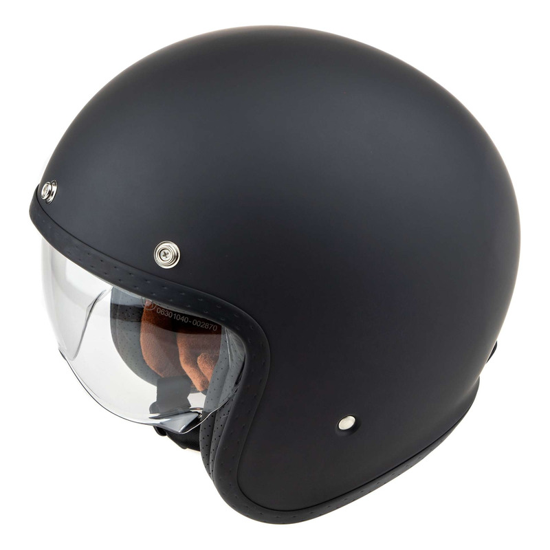 Casque jet Helstons Naked noir mat