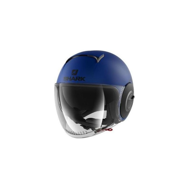 Casque jet Shark Nano Street Néon bleu/noir/bleu mat- XS