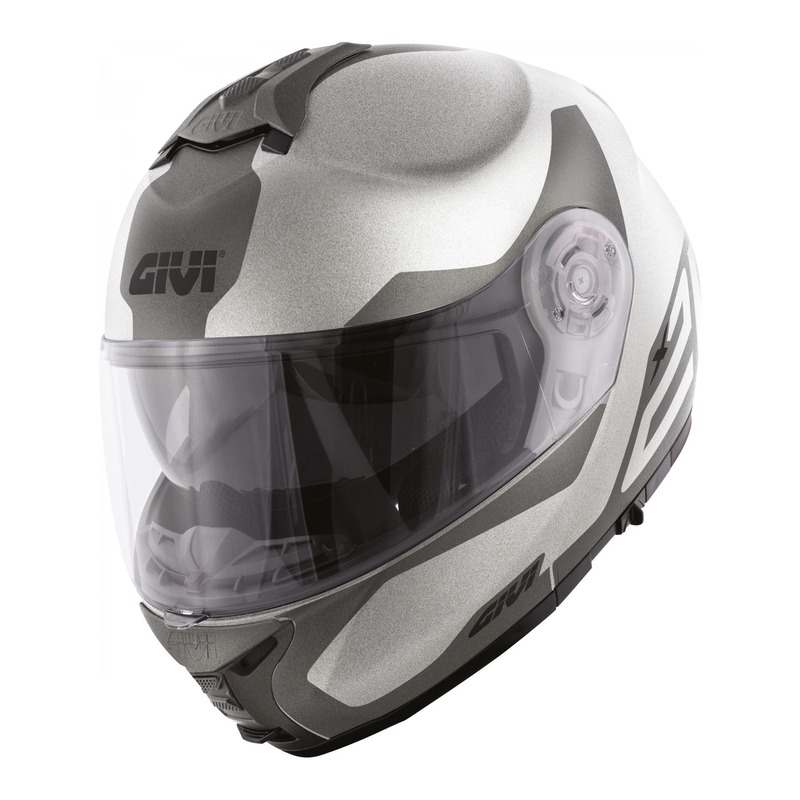 Casque modulable Givi X.21 Challenger Spirit argent/titane/noir- XS